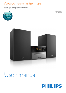 Manual Philips BTM2335 Stereo-set