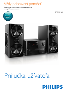 Návod Philips BTM3160 Stereo súprava