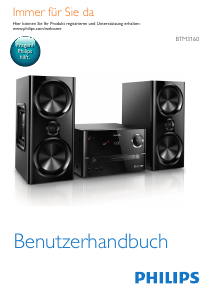Bedienungsanleitung Philips BTM3160 Stereoanlage