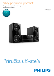 Návod Philips BTM3360 Stereo súprava