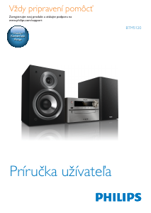 Návod Philips BTM5120 Stereo súprava