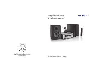 Vadovas Philips DCD7010 Stereofoninis rinkinys
