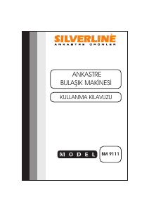 Kullanım kılavuzu Silverline BM 9111 Bulaşık makinesi