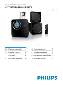 Návod Philips DCM105 Stereo súprava