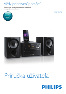 Návod Philips DCM1170 Stereo súprava