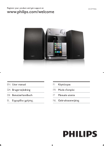 Bedienungsanleitung Philips DCM186 Stereoanlage