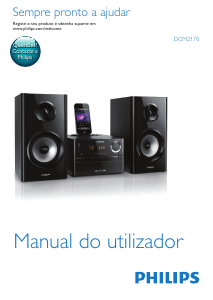 Manual Philips DCM2170 Aparelho de som