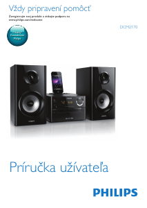 Návod Philips DCM2170 Stereo súprava