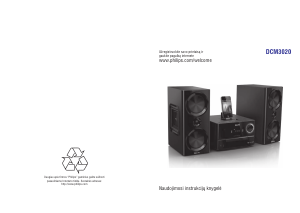 Vadovas Philips DCM3020 Stereofoninis rinkinys