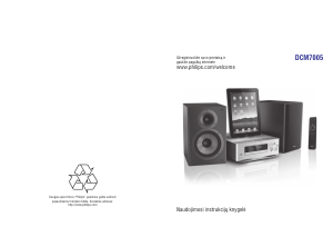 Vadovas Philips DCM7005 Stereofoninis rinkinys