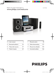 Manual Philips DCM7005 Aparelho de som
