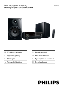 Návod Philips DCM713 Stereo súprava