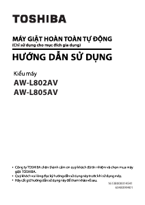 Hướng dẫn sử dụng Toshiba AW-L805AV Máy giặt