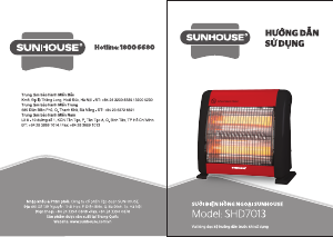 Hướng dẫn sử dụng Sunhouse SHD7013 Bộ sưởi