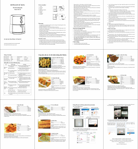 Hướng dẫn sử dụng Mishio MK-199 Nồi chiên không dầu