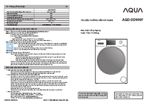 Hướng dẫn sử dụng Aqua AQD-DD900F Máy giặt