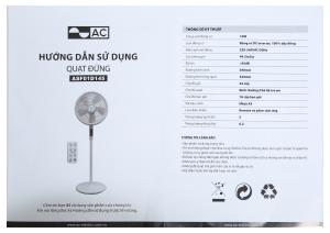 Hướng dẫn sử dụng AC ASF01D145 Quạt