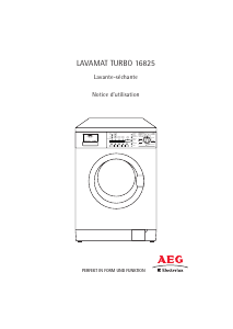 Mode d’emploi AEG-Electrolux L16825 Lave-linge séchant
