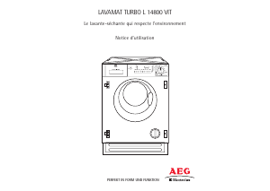 Mode d’emploi AEG-Electrolux L14800VIT Lave-linge séchant