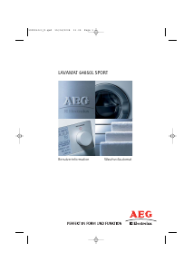 Bedienungsanleitung AEG-Electrolux L64850LSPO Waschmaschine