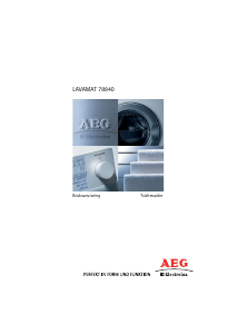 Bruksanvisning AEG-Electrolux L78840 Tvättmaskin