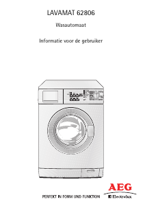 Handleiding AEG-Electrolux L62806 Wasmachine