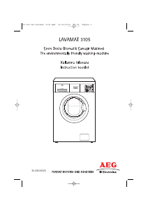 Bedienungsanleitung AEG-Electrolux LVMT3105 Waschmaschine