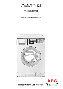 Bedienungsanleitung AEG-Electrolux L74825 Waschmaschine