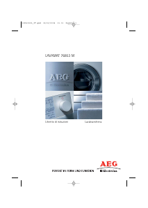 Manuale AEG-Electrolux L76853M Lavatrice