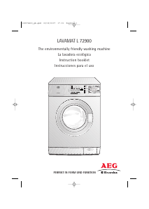 Handleiding AEG-Electrolux L72900 Wasmachine