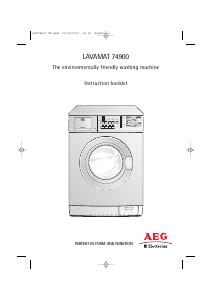 Handleiding AEG-Electrolux L74900 Wasmachine