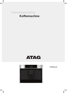 Manual ATAG CM4612D Coffee Machine