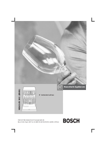 Manuale Bosch SGS45E18II Lavastoviglie