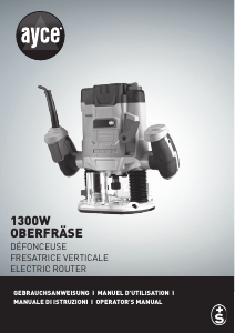 Manuale AYCE 1328 Fresatrice verticale