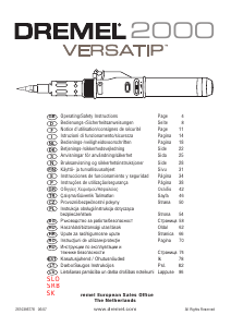 Manual Dremel 2000 Versatip Sculă electrică multifuncţională