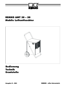 Bedienungsanleitung Remko AMT 50 Luftentfeuchter