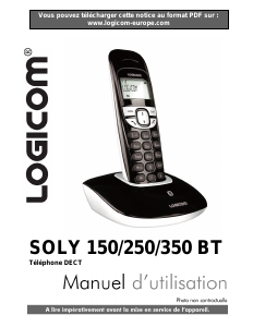 Mode d’emploi Logicom Soly 150 BT Téléphone sans fil
