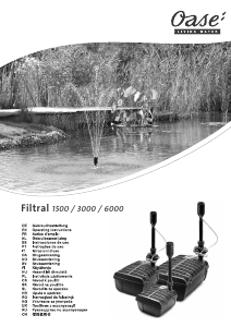 Manuale Oase Filtral 6000 Pompa per fontana