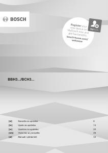 Прирачник Bosch BBH3P2801 Правосмукалка