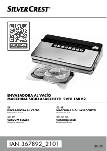 Manual SilverCrest IAN 367892 Vacuum Sealer