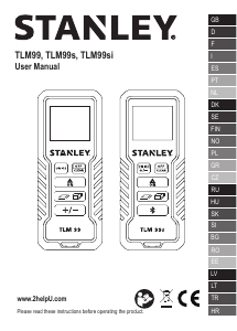 Brugsanvisning Stanley TLM99 Laser afstandsmåler