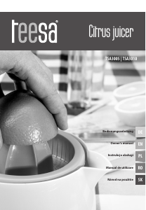 Manual Teesa TSA3010 Citrus Juicer