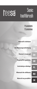 Εγχειρίδιο Teesa TSA8006 Ηλεκτρική οδοντόβουρτσα