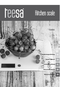 Manual Teesa TSA0805 Kitchen Scale
