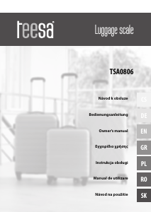 Manual Teesa TSA0806 Luggage Scale