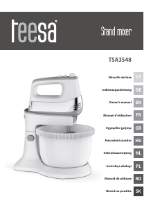 Manual Teesa TSA3548 Stand Mixer