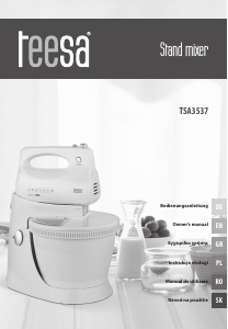 Manual Teesa TSA3537 Stand Mixer