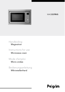 Handleiding Pelgrim MAG537RVS Magnetron