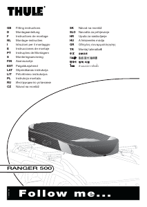 Mode d’emploi Thule 6035 Ranger 500 Coffre de toit