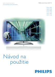 Návod Philips 42PFL7008 LED televízor